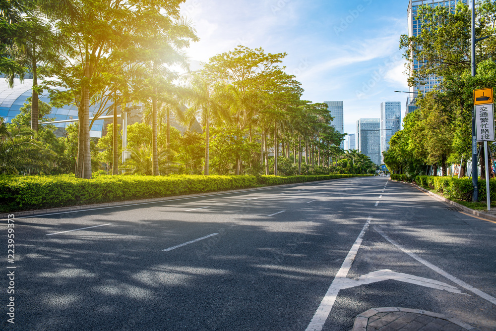 Shenzhen Nanshan District Houhai CBD Complex and Urban Pavement