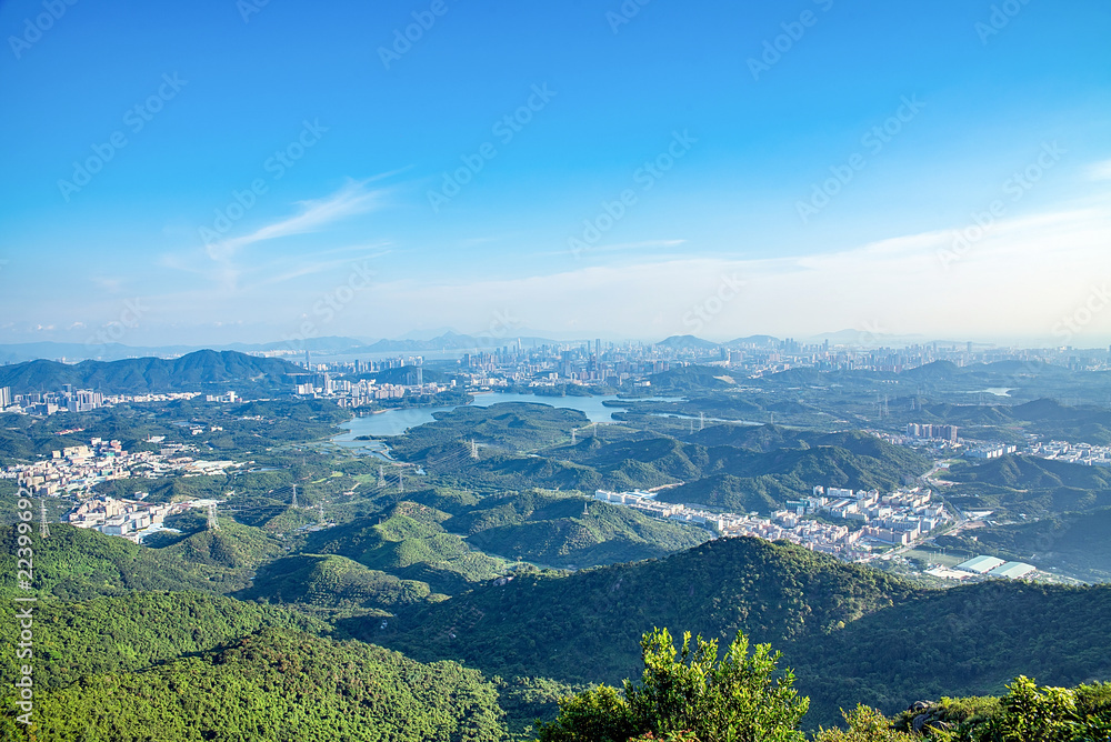 Shenzhen Yangtaishan Forest Park scenery