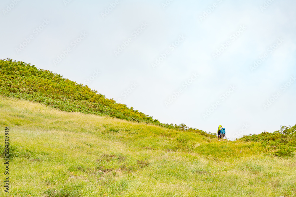 初秋の山　山形県月山