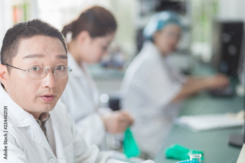 people working at laboratory