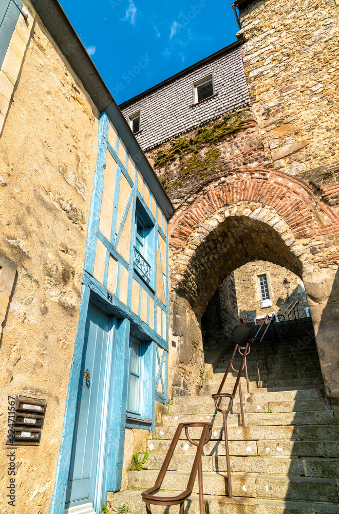 Traditional houses in Le Mans, France