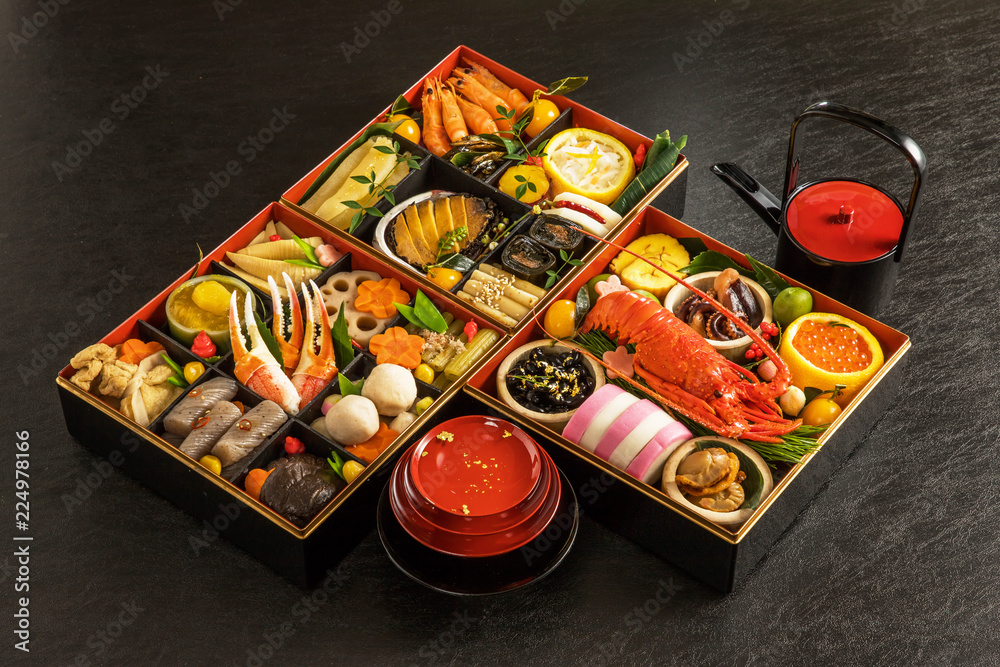 おせち料理 General Japanese New Year dishes(osechi)