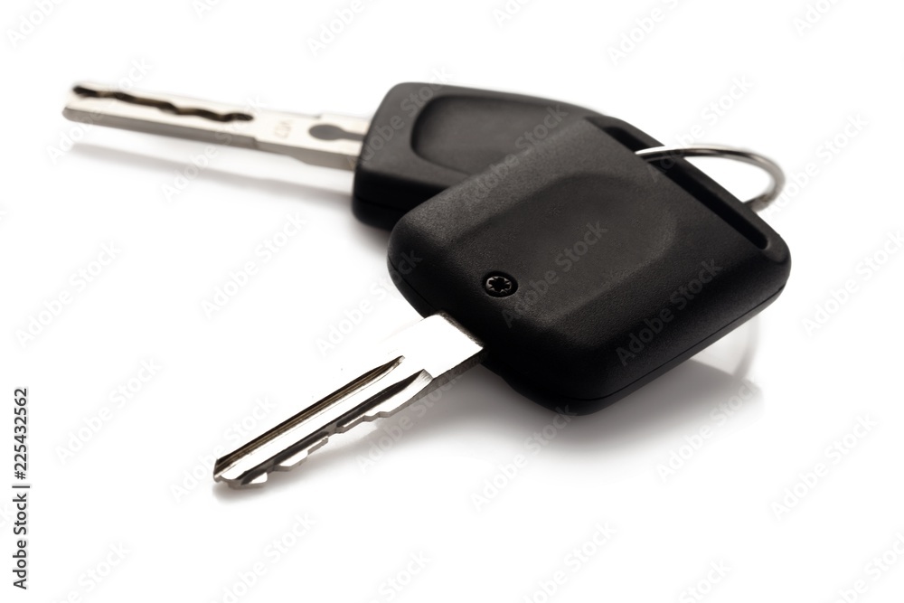 Car Keys Isolated on White