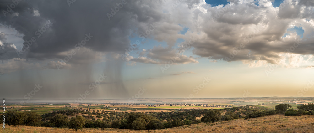 Chuva an entardecer