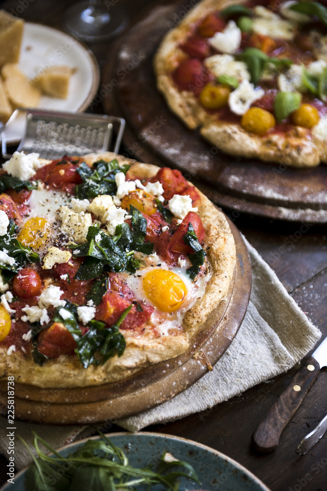 Pizza food photography recipe idea