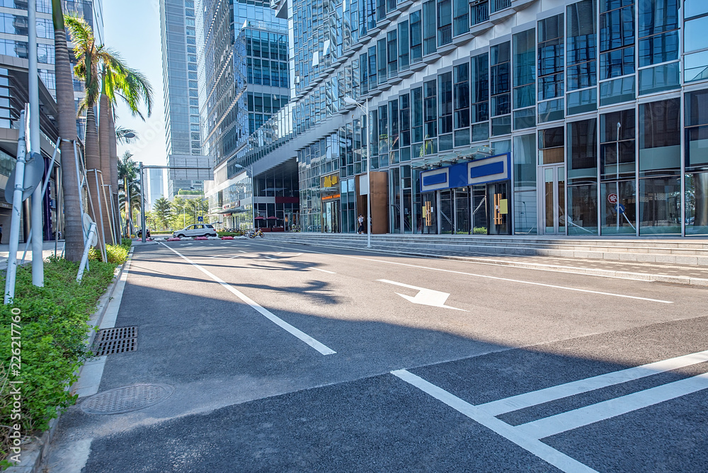 深圳市南山区后海CBD建筑与街道