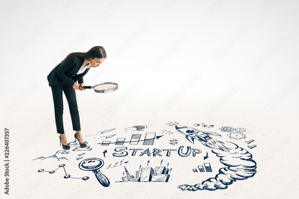 Startup and entrepreneurship concept