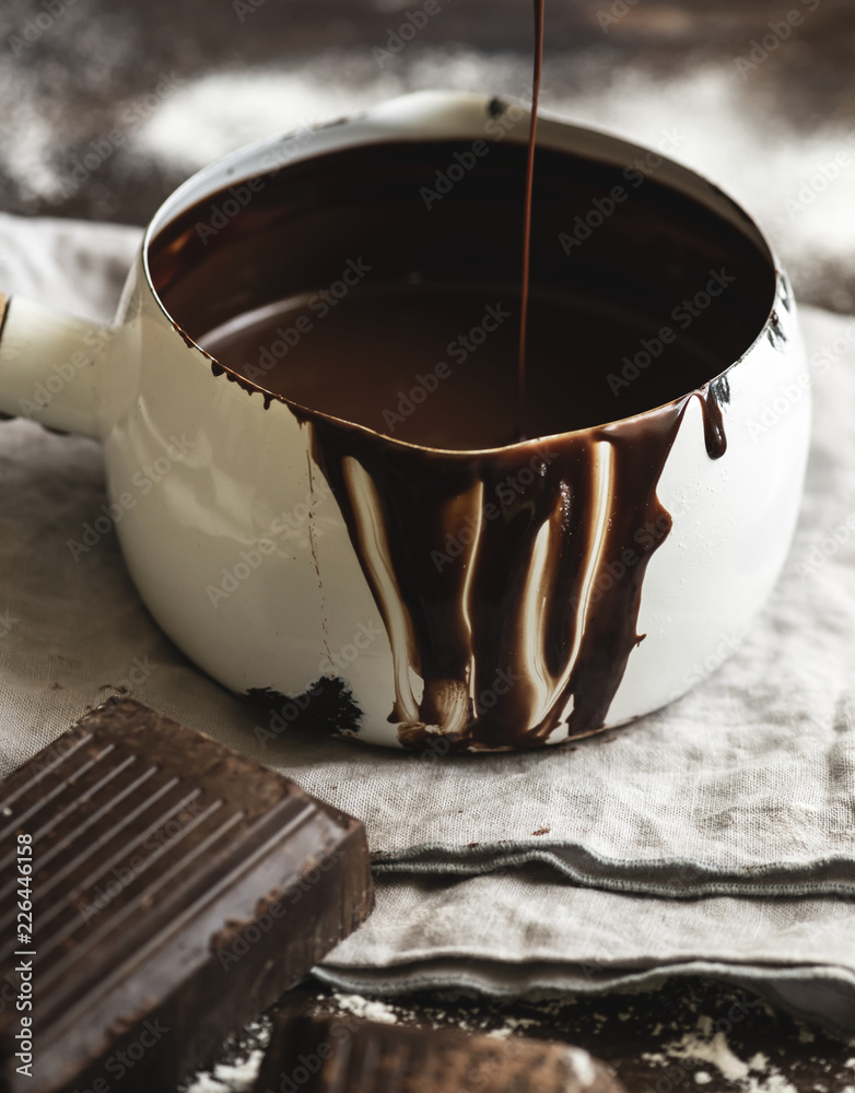 Ganache in a pot food摄影食谱创意