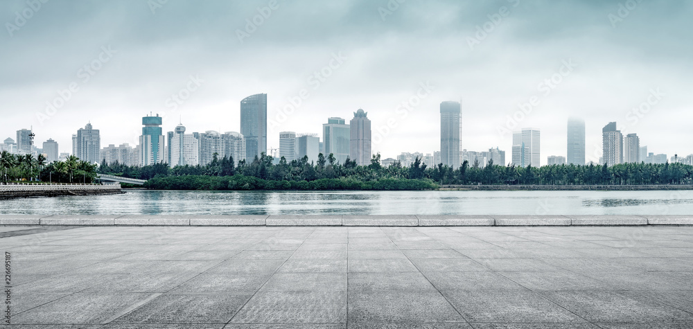 Skyscrapers in Hainan Island, China