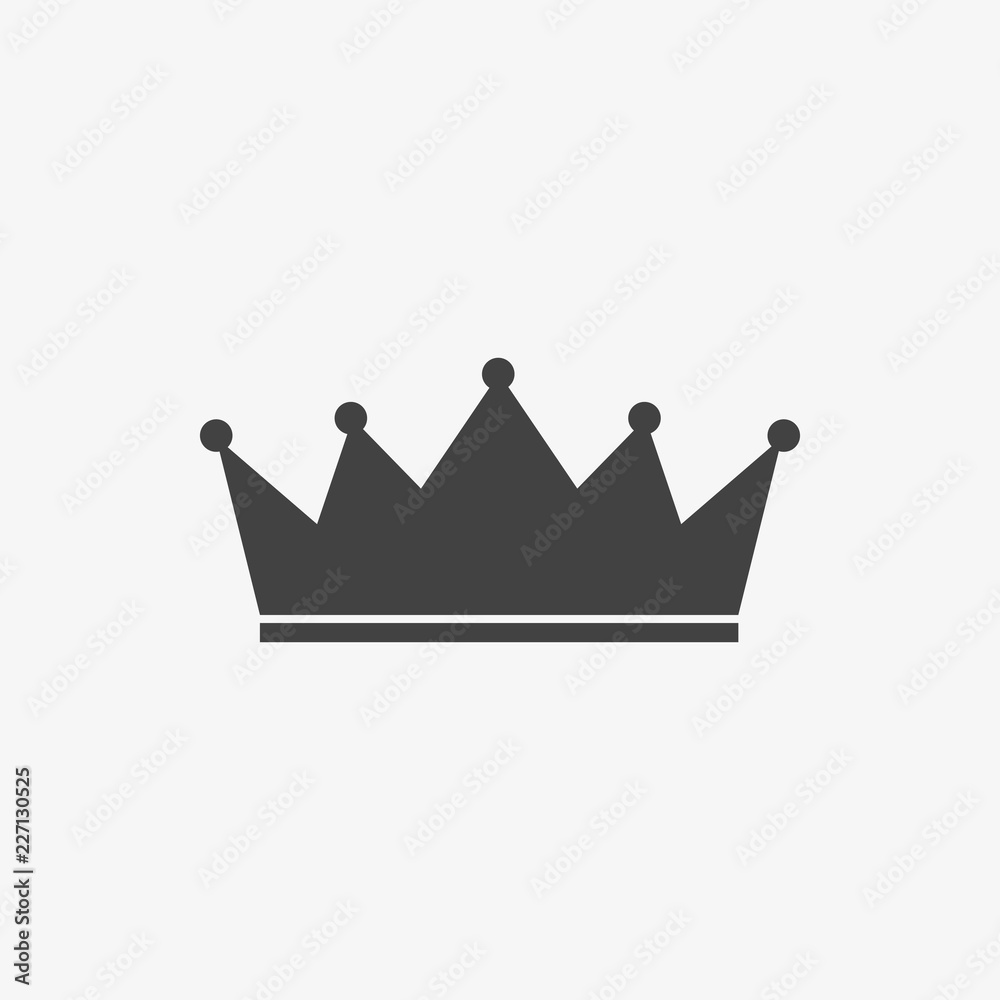 Princess Crown Icon. Vector Illustration.