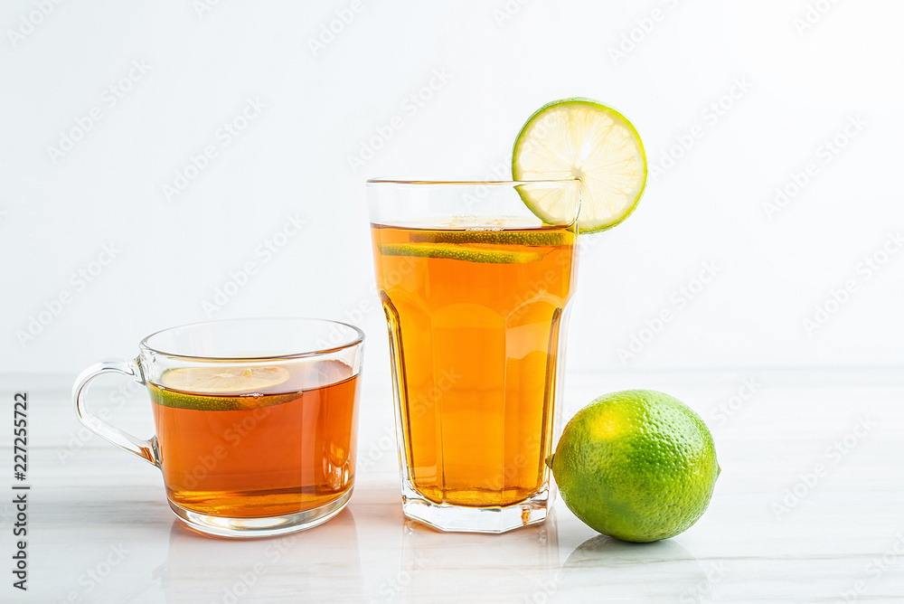 Lemon and lemon black tea