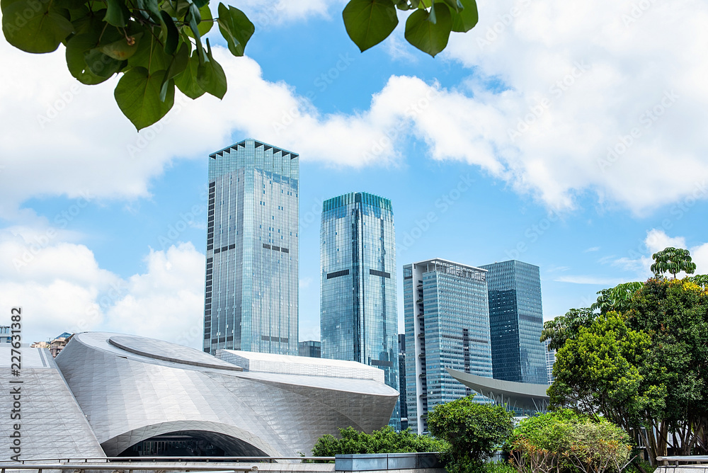 深圳市民中心周边CBD大厦