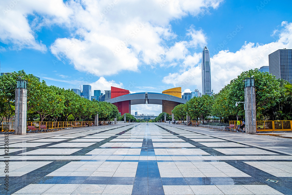 深圳市民中心周边CBD大厦