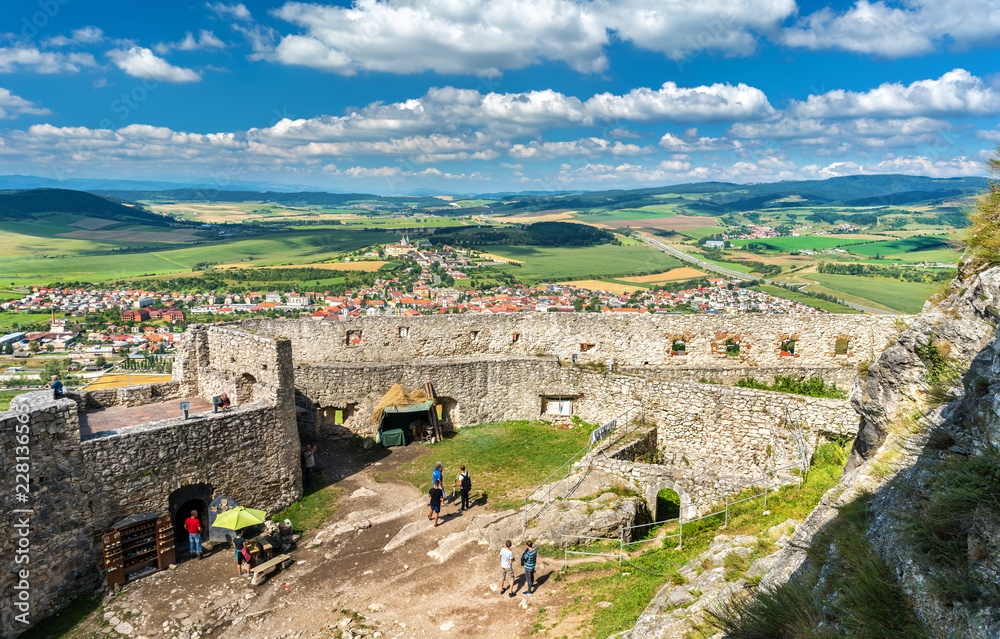 Spis Castle, a UNESCO world heritage site in Slovakia