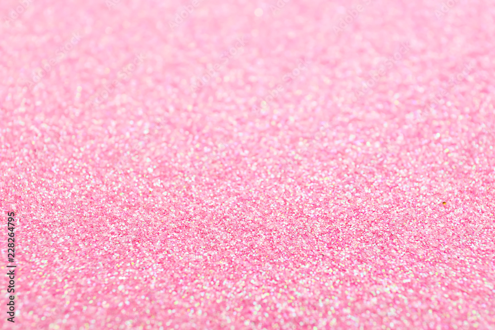 Shiny pink sequins, closeup