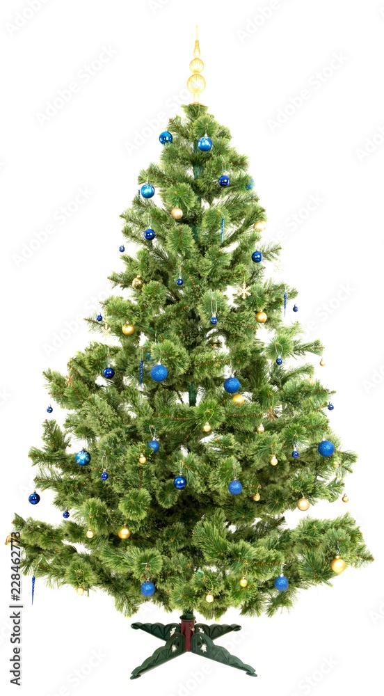 Decorated Christmas tree