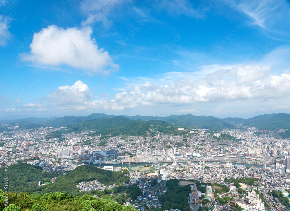 都市風景　長崎市　稲佐山からの眺望