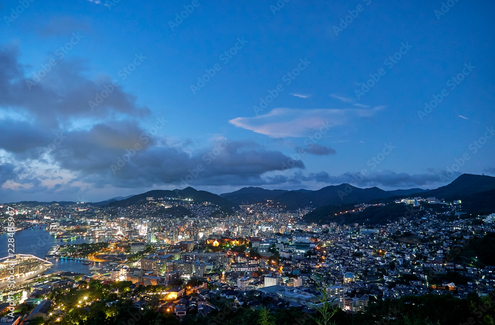 都市風景　長崎市　夜景