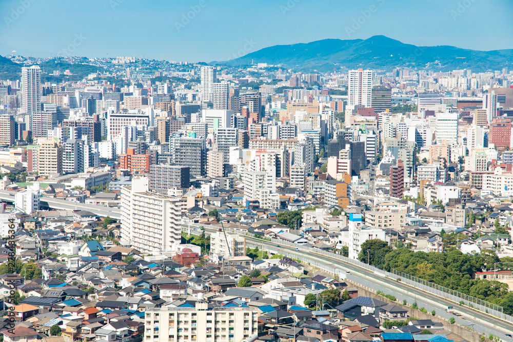 福岡県　街並み　北九州市