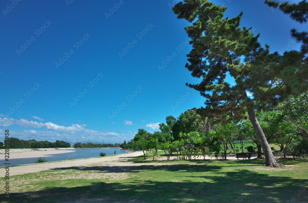 武庫川河川敷緑地