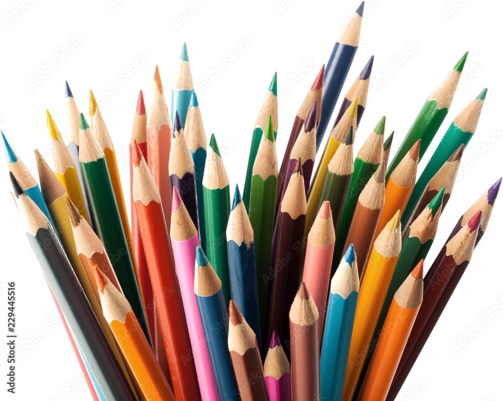 Bunch of color pencils