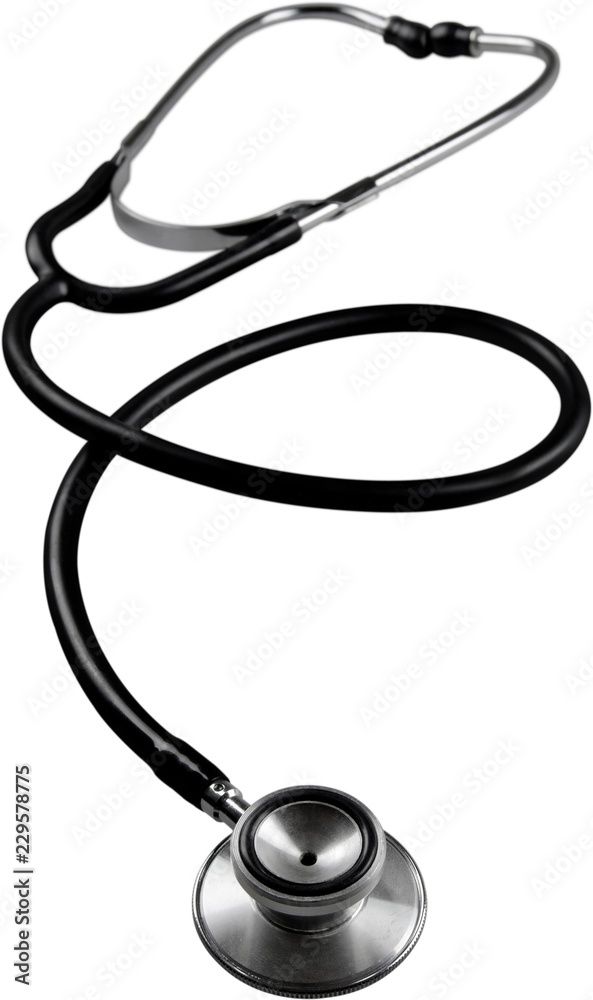 Black Stethoscope - Isolated