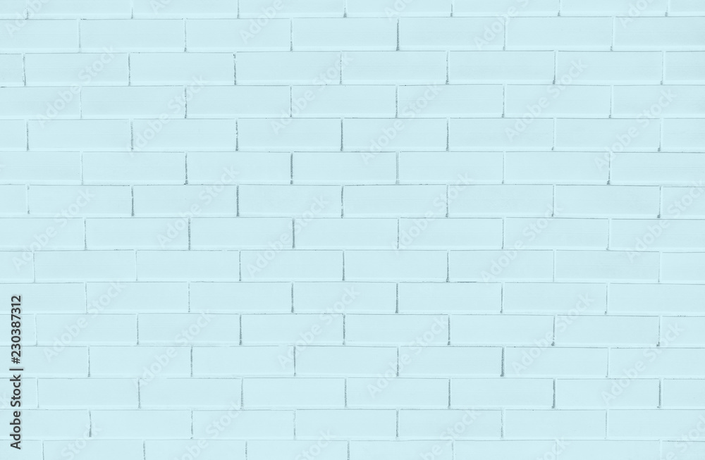 Blue brick wall textured background