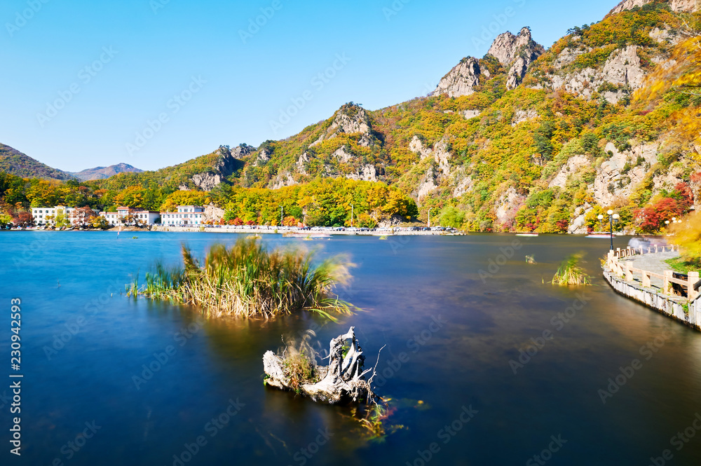 中国本溪关门山秋季风景区