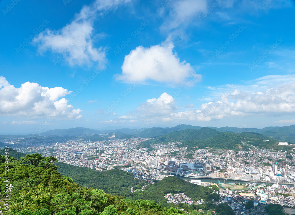 都市風景　長崎市　稲佐山からの眺望