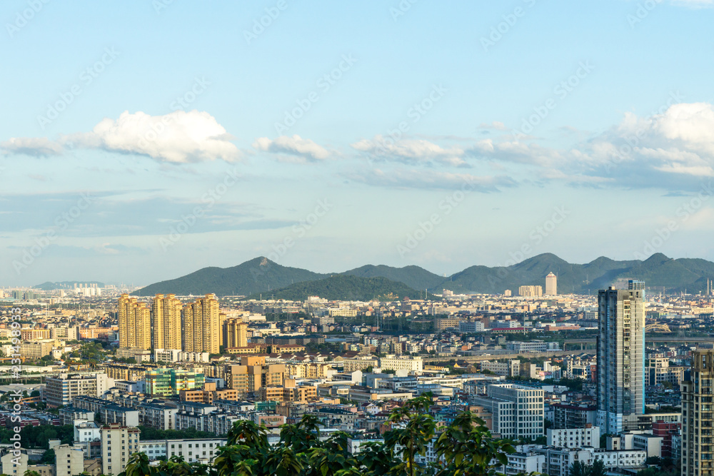 panoramic city skyline