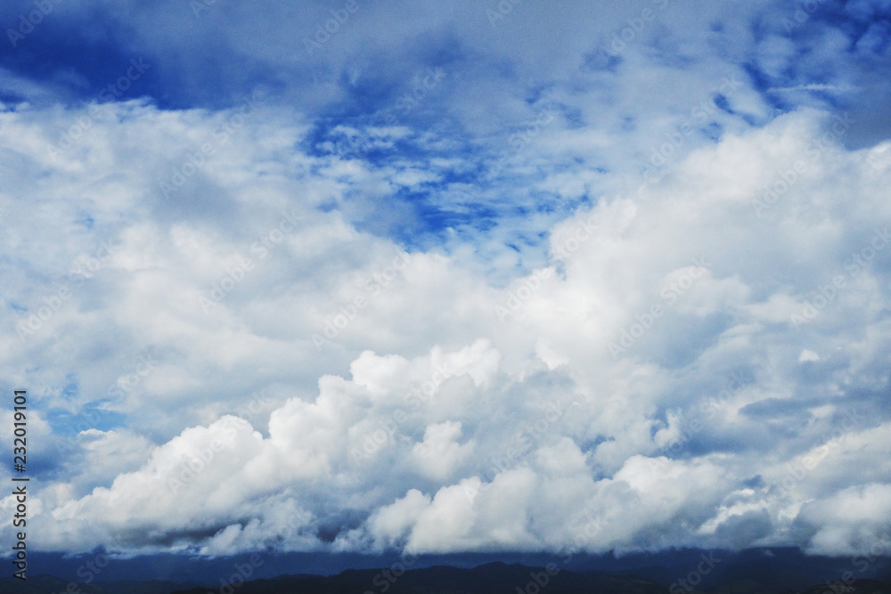 Clouds in the sky