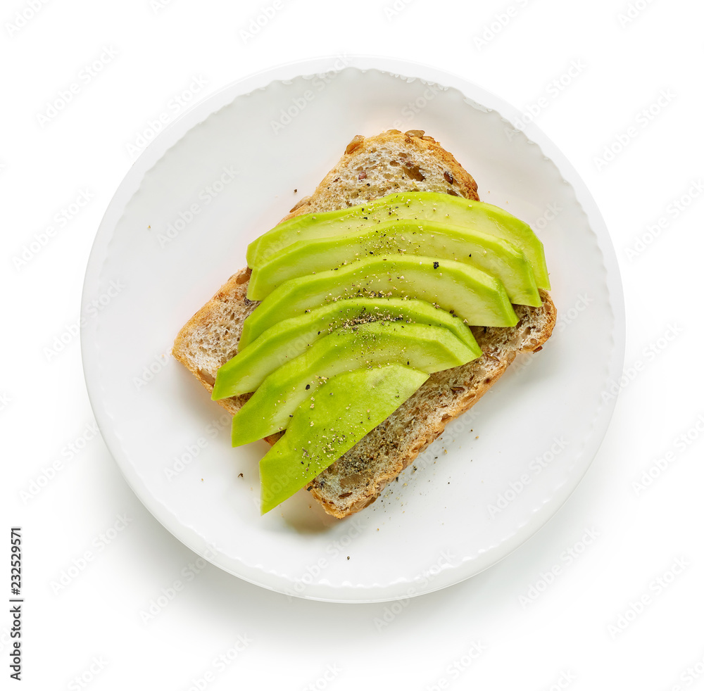 sandwich with fresh avocado