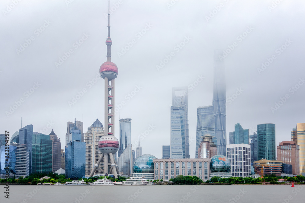 ShangHai，China.The center of an international metropolis