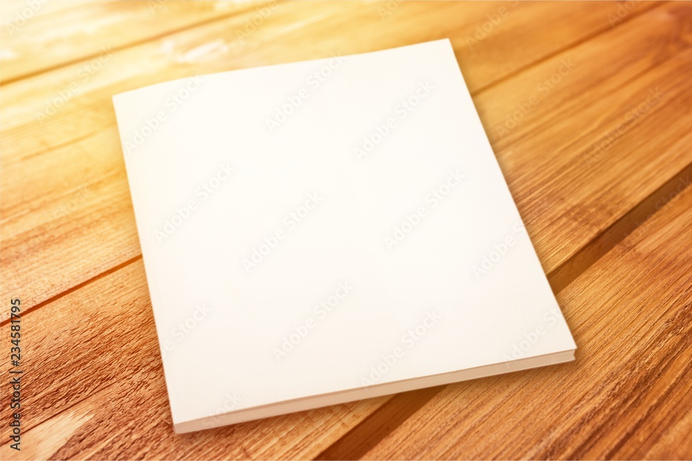 Plank  textbook isolated on background