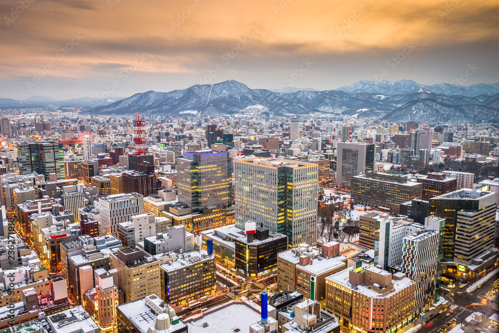 札幌，日本城市天际线