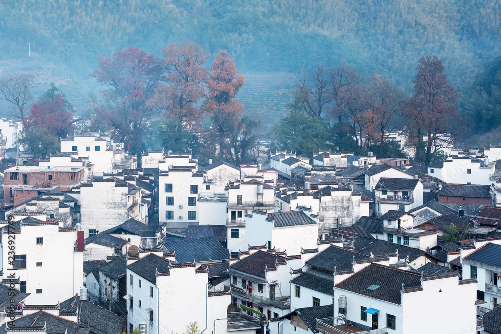 黄昏的中国石城村