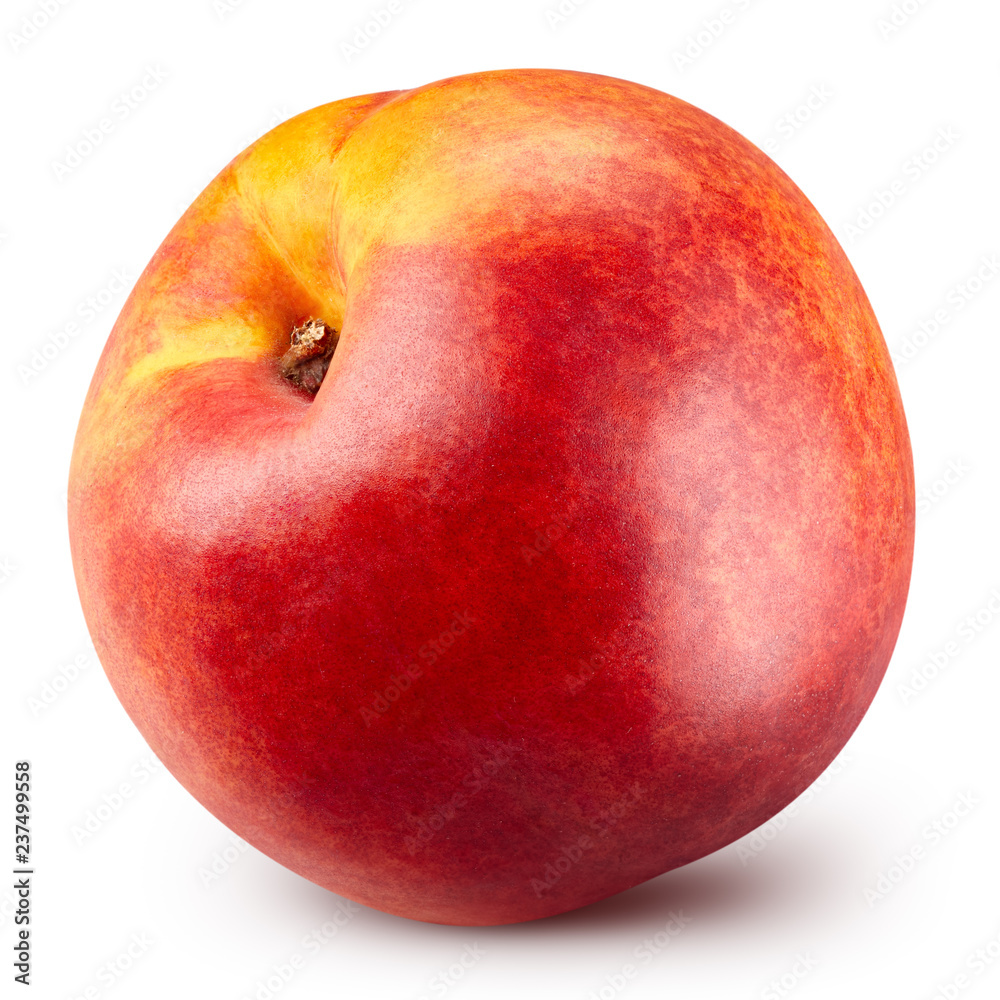 peach fruits isolated