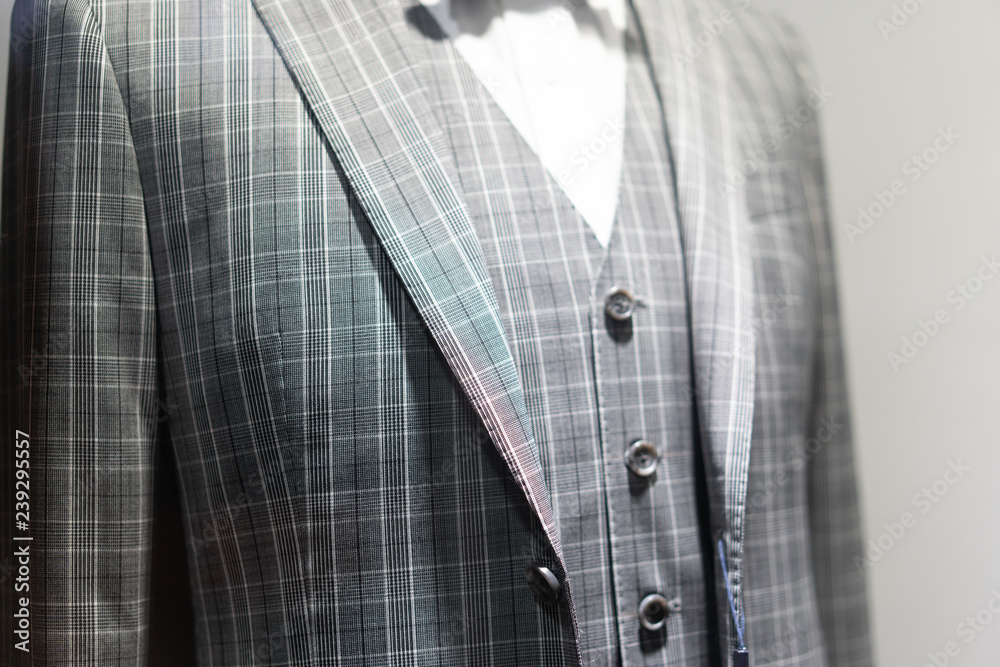 luxury suit in store