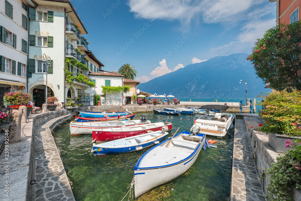 Scenic Town of Limone del Garda