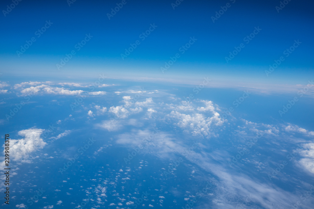 blue sky with clouds