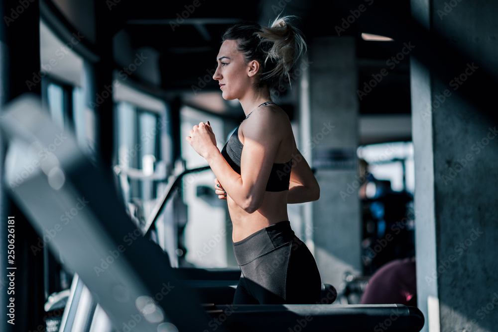 Working out on a sunny day.