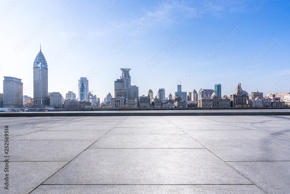 城市天际线全景