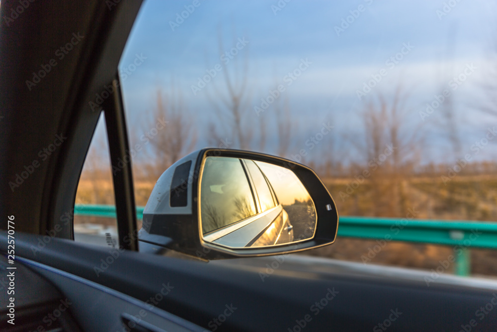 car on the road