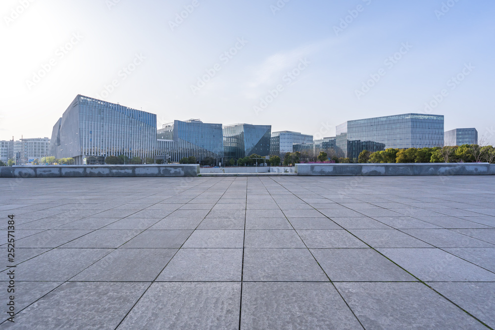 城市天际线全景