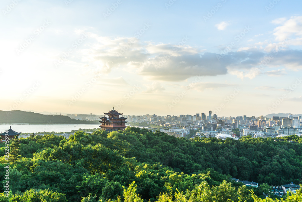 chenghuang pagoda in hangzhou china