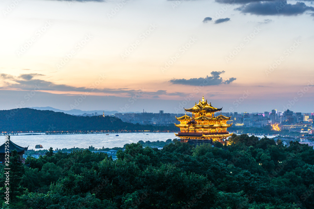 landscape of hangzhou mountain