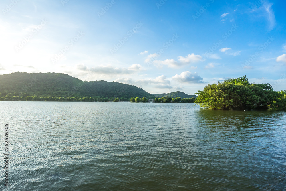 lake in the mountains