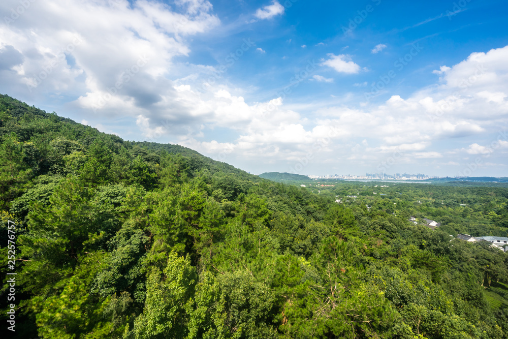 山脉全景