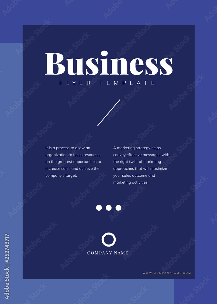 Corporate brochure and poster template