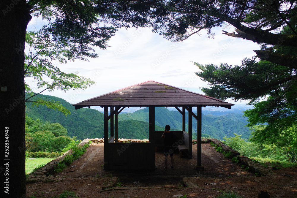 山の風景